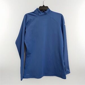 Nike Dri-FIT Long Sleeve Top Women’s XL Blue Athletic Pullover